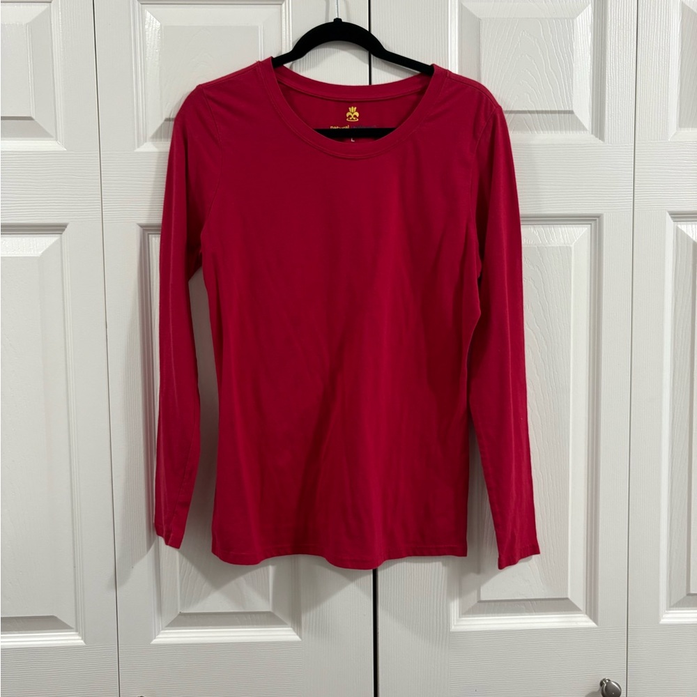 Classic Red Long Sleeve Women's Top